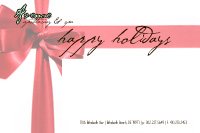 Gift Certificate - Happy Holidays